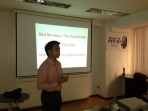 Current Ateneo student Red Bermejo pitching